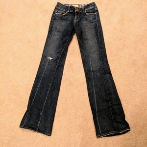Hidden Hills Flare Jeans by Paige Size 27